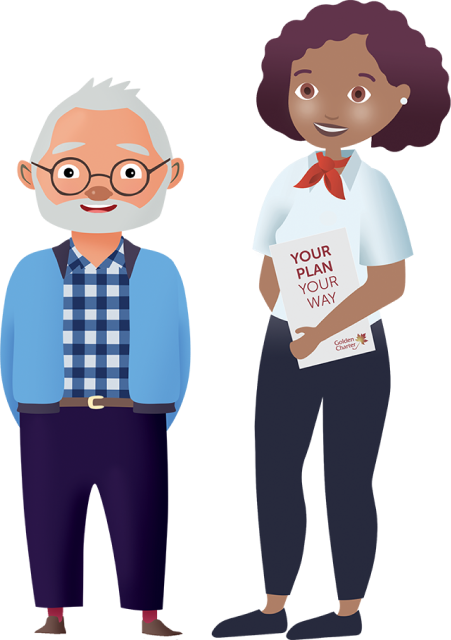 Grandpa and Funeral Director
